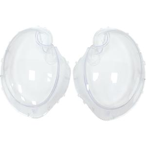 NewYall Left and Right Clear Headlight Lens Shell Cover for Mini Cooper R56 2009-2013