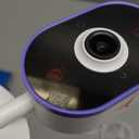 Indoor Surveillance Home Security Camera, 2-Way Audio, Night Vision, Smart AI Human Detection, App Control, Cloud Storage (Sold Separately), USB Wired Power Supply