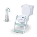 Ingenuity Foldaway Ladder Potty, Adjustable Step Stool Toilet Trainer Seat, Folds Flat for Easy Storage, Fits Most Toilets, Includes Potty Training Guide