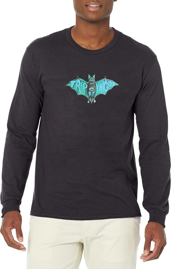 Trippie Redd Unisex-Adult Standard Mtr Bat Longsleeve (Black), XL