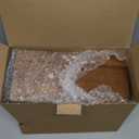 20 Slot Knife Block Storage without Knives,Acacia Wood Universal Knife Holder for Kitchen Countertop,Large Butcher Block Organizer,Easy Kitchen Knife Storage (Brown)