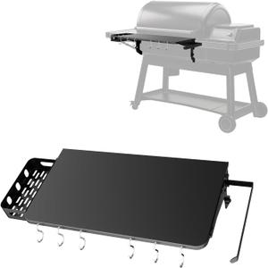 Folding Shelf for Traeger Ironwood, Ironwood XL, Timberline, Timberline XL, Grill Accessories with P.A.L. Pop-and-Lock Folding Shelf for Traeger Timberline Replacement for BAC604 Fold Shelf, 22" x 12"
