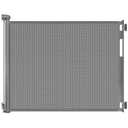 Retractable Baby Gates for Doorways, Mesh Dog Gate for Stairs, Pet Gate Indoor, Extends to 55" Wide 33" Tall, Safety Toddlers Gates for Hallways, Indoor & Outdoor Use, Gray