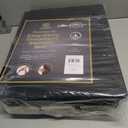 Premium Large Carrying Christmas Ornament storage Box with Clear Lid, 3" Compartment, Contains 10 Trays, Keeps 200 Holiday Ornaments & Xmas Accessories, Made Of Tear Proof Made Of 600D Oxford Fabric (Black)