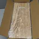 Wall Shelves 7.3" Deep Set of 3, Solid Paulownia Wood Wider Longer Sturdy Easy to Install Wall Mounted Bookshelves Storage Shelves Bathroom Home Office Laundry Room Bedroom Organizer