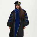 Deluxe Doctoral Graduation Regalia Set (57, Royal Blue 3)