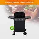 Hisencn Grill Replacement Parts for Dyna-Glo 3 Burner Open Cart Propane Gas Grill DGC310CNP-D DGC310RNP-D DGC310BNP-D DGB310SSP DGC210CNP DGB300CNP DGB365GNP 70-01-673 Grill Heat Plate，Burner - 3 Pack
