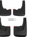 RMOURTEKK Mud Flaps Compatible with Dodge Ram 2019-2023 2024 Ram 1500 (New Body Style) with OEM Fender Flares Custom Front and Rear Mud Guard Set (4pcs-Set) (NOT TRX Model)