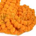 Marubhumi 5-PC Artificial Marigold Flower Garland  5 Feet Long Strands | Diwali, Wedding & Festive Decoration | Traditional Indian Home Dcor (Mango)
