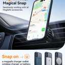 CANSHN Magnetic for iPhone 17 Case, Upgraded [Full Camera Protection] [Compatible with Magsafe] [Translucent Matte] Shockproof Protective Phone Case for iPhone 17 - Black