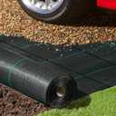 Weed Barrier Fabric Heavy Duty 6ft x 300ft, Garden Weed Landscape Fabric, Ground Cover Weed Blocker Cloth, Landscaping Fabric for Garden, Vegetable Beds, Driveway (WBF-6ft x 300ft)