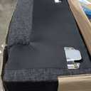 L Shaped Couches for Living Room, Sectional Couch Living Room Furniture with Storage Ottoman, Modular Sectional Sofa with Movable Chaise for Apartment Office, Black Grey