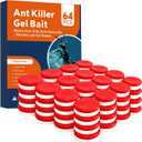 64 PCS Ant Killer Gel Bait Stations, Extra Strengthen Ant Bait Traps, Long-Lasting Effective Pest Gel for Carpenter Ants and Other Common Household Ants, No Mess Easy Use, Safe for Pets and Kids