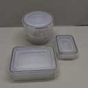 40 PCS Food Storage Containers with Lids Airtight (20 Lids &20 Containers) - Leakproof Meal-Prep Containers for Kitchen Storage Reusable Plastic Microwave/Dishwasher Safe with Labels & Pen