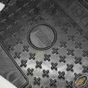 Round Manhole Cover 24in - NO FRAME,Fiberglass Recessed Solid Top Covers,Replacement FRP Septic Tank Lid,23.6in Corrugated Pipe Cover for Ribbed Pipe,Non-slip Reinforced Sewage Basin Covers (Black)