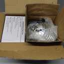 Disco Ball Light Decorations, 6" Hanging Mirror Ball Rotating Motor with 23 LED and 4 Light Colors for Home Studio Indoor Party