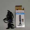 Indoor TV Antenna for Local Channels - 4K HD Digital Antenna for Smart TV Indoor, No Cable Needed - Magnetic Base, 360° Reception, 8.2Ft Cable, Long Range - Support HDTVs with Built-in Tuner