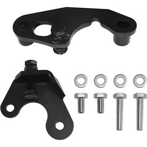 Exhaust Manifold Bolt Repair Kit, 2PCS Driver Passenger Exhaust Manifold Bolt Repair Bracket, Auto Maintenance Accessories, Compatible with Newer & 1999 Truck SUV 4.8L 5.3L 6.2L