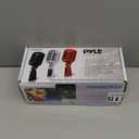 Pyle Classic Retro Dynamic Vocal Microphone - Old Vintage Style Unidirectional Cardioid Mic with XLR Cable - Universal Stand Compatible - Live Performance, In Studio Recording, Black