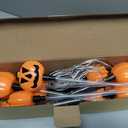 SANJICHA 12 Pack Solar Pumpkin Lights for Halloween Decorations Outdoor, Waterproof Pathway Lights with 8 Modes, Orange, Purple and Green