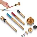 Upgrade RK-Adj-PRV Rod Kit Adjustable Operating Rod Kit Fit for Woodford Faucet Model 14, 16, 17, 19, 22, V22s, Stop Leakage, Prevent Bursting (10pcs)