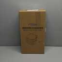 Chair Cushions for Dining Chairs, D-Shaped Seat Cushions with Removable Washable Cover and Ties, Chair Pads for Kitchen, Indoor Dining Room, Patio Chairs, 17'' x 16'', Set of 4, Orange