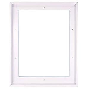 20x24 Inches Floater Frame for 1.25 thick Canvas, Perfect Floating Frame for Finished Canvas Artist Panel Oil Painting Wall Art Décor, White