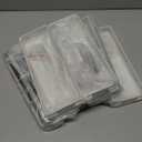 Nieifi Pull Out Spice Rack Organizer, 2 Tiers, White, Spice Organization for Cabinet, Height Adjustable, Easy to Install (2 Pack in Base(3.78''))