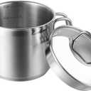 Stainless Steel Saucepan With Glass Lid boiling pot