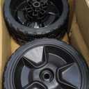 4 Pack HRN216 Lawn Mower Wheels Kit Fit for Honda HRN216 Lawn Mower 2 Rear Wheels Replace for 42710-VR8-N00ZA and 2 Front Wheels Replace for 44710-VR8-N00ZA