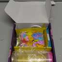 Dan&Darci Light Up Button Flower Craft Kit - Crafts for Kids Ages 4-8 - Arts & Crafts Gift for Girls - Activities for Kid Age 6-8 Girls - 5 Year Old Girl Gift Toys - Birthday Gifts for 5 6 7 8 Years