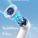 Aecooly Portable Handheld Fan, Powerful Turbo Mini Fan, 16500 RPM High Speed Aero, 14H Max Cooling Time, 5 Speeds Pocket Rechargeable Personal Small Travel GIfts for Women Men -White