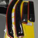 Auto Ventshade [AVS] In-Channel Rain Guards For 2005 - 2020 Nissan Frontier; 2005 - 2022 Nissan Navara, CREW CAB ONLY | Window Vent Visors, 4 pcs. - Smoke | 194407