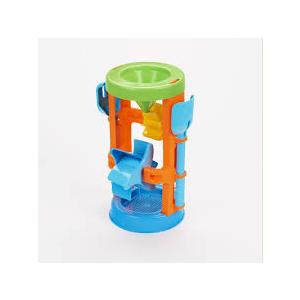 Play Day Kids’ Sand & Water Wheel Tower with Shovel & Rake – Beach Sand Water Toy