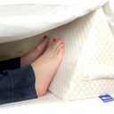 Triangle Foot Pillow - Optimal Restful Sleep Blanket Elevation Wedge Pillow, Comfortable Sleep Leg Pillow, Ankle Support Pillow, Recommended for Back/Knee/Hip Pain