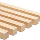 DIY Wooden Square Dowel Rod 3/4-inch x 48 Pack of 25 Hobby Wood Sticks for Crafts, Wood Trim & Architecture Model Making, by Woodpeckers