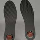 Carbon Fiber Insole 1 Pair, Rigid Thin Foot Plate Shoe Insert for Men Women, Support Turf Toe, Foot Fractures, Morton's Toe, Morton Extension, Hallux Rigidus and Limitus - Alternative to Post Op Shoe (Black-1 1 Pair (Left + Right)) Size: Men's 8-8.5/Women's 9-9.5