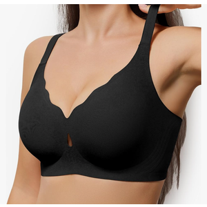 Women No Underwire Wave Bras Seamless Full Coverage Push Up Wireless Bra Supportive Bralettes Comfortable Lift Everyday Bras