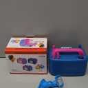 Electric Balloon Pump, QIPUMP 110V 600W Balloon Blower Inflator Dual Nozzle Air Pump Balloons Inflator for Decoration, Party, Sport, Gifts:2 Balloon Tying Tools, Blue