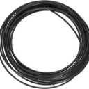 HARFINGTON Pneumatic Air Line Tubing 4mm OD x 2.5mm ID 10 Meters(32.8 FT) Air Compressor Nylon Tubes Polyamide Air Tubing Hose Tube for Air Compressor Water Fluid Transfer, Black