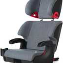 Clek Oobr High Back Booster Seat with Adjustable Headrest, Reclining Design, and Rigid LATCH System (Thunder)