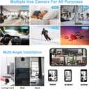 4K Security Cam with Night Vision and Built-in Battery Camera, Home/Office Camera Wireless Technology for Phone App Monitor GTYT