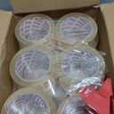 SWRT 2.7Mil Thick Ultra Clear Packing Tape, 12 Rolls Heavy Duty Packaging Tape with 2 Dispensers for Shipping Packaging Moving Mailing, Thicker Sealing Tape-1.88" x 60 Yards Per Roll, 720 Total Yards