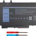 4GVMP 1V1XF Laptop Battery for Dell Latitude 5400 5500 Latitude E5400 E5500 5410 5510 Precision 3540 3550 Inspiron 7590 2-in-1 7591 2-in-1 7791 2-in-1 P84F P84F001 P42E NO MC506 MC505 MC507 661-5736