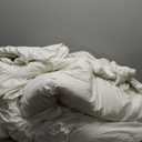 Andency Ivory Comforter Set Queen Size, Lightweight Fluffy Farmhouse Ruffle Bedding Set, Soft Microfiber All Season Shabby Chic Bed Comforter Set 3 Pieces(1 Comforter 2 Pillowcases) (Queen(90"x90"))