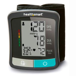 HealthSmart Digital Standard Blood Pressure Monitor with Automatic Upper Cuff that Displays Pulse Rate and Irregular Heartbeat, Stores up to 120 Readings for 2 Users