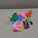 Chengu 6 Pcs Pool Floaties for Girl Dolls Swim Accessories Set Swimming Pool Floaties Party Ring Girl Dolls Cup Coasters Toys for 11.5" Swimming