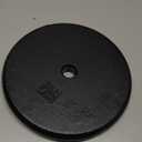 Yes4All Standard 1 Inch Cast Iron Weight Plate - Ideal for Strength Training - 25LB - Single