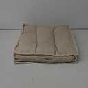 Verpert Square Thick Floor Seating Cushions,Solid Thick Tufted Cushion Meditation Pillow for Sitting on Floor,Tatami Pad for Guests or Kids Reading Nook,Yoga Living Room Sofa Balcony Outdoor (Beige)