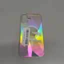 Cute Case for iPhone 16 Plus Case for Women Girls [ Compatible with Magsafe ] Clear Glitter Girly Aesthetic Rainbow Sparkly Bling Magnetic Phone Cover, Iridescent Geometry
